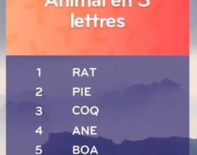 solution top 7 niveau 81 – animal en 3 lettres ?