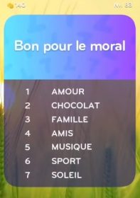 solution top 7 niveau 83