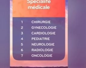 Solutions Top 7 Spécialité médicale Niveau 25 – rapide