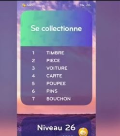 solution top 7 niveau 26