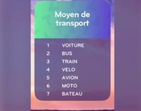 solution top 7 niveau 29 – moyen de transport ?