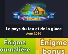 solution 4 images 1 mot islande enigme journaliere aout 2020