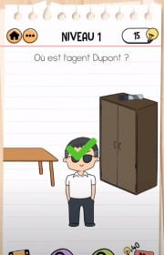 solution Brain Test 2 agent dupont NIVEAU 1 