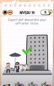solution Brain Test 2 agent dupont NIVEAU 19