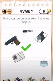 solution Brain Test 2 agent dupont NIVEAU 7