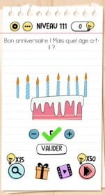 solution Brain Test Niveau 111