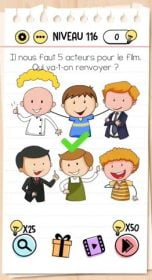 solution Brain Test niveau 116