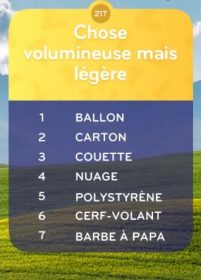 solution top 7 niveau 217