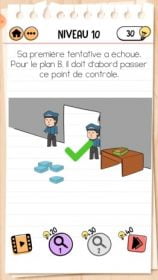 solution Brain Test 2 comment s'évader NIVEAU 10