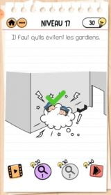 solution Brain Test 2 comment s'évader NIVEAU 17