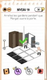 solution Brain Test 2 comment s'évader NIVEAU 20