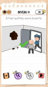 solution Brain Test 2 comment s'évader NIVEAU 9