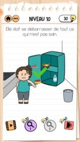 solution Brain Test 2 en forme avec caro NIVEAU 10