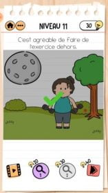 solution Brain Test 2 en forme avec caro NIVEAU 11 