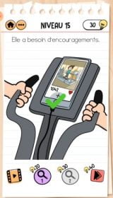 solution Brain Test 2 en forme avec caro NIVEAU 15