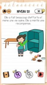 solution Brain Test 2 en forme avec caro NIVEAU 20