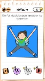 solution Brain Test 2 en forme avec caro NIVEAU 9