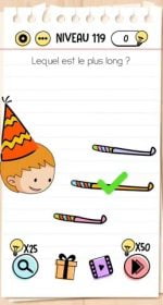 solution Brain Test niveau 119