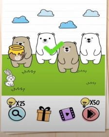 solution Brain Test Niveau 280