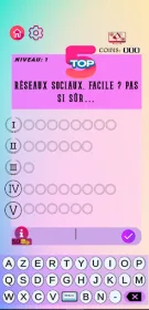 jeu android - Top 5 : un thème, 5 réponses 4 jeu android - Top 5 : un thème, 5 réponses