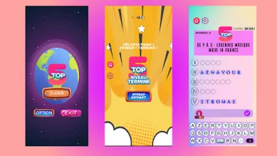 jeu android - Top 5 : un thème, 5 réponses 2 Top 5 : un thème, 5 réponses